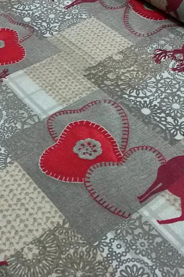 Karácsonyi dekoratív szövet TRICOT
