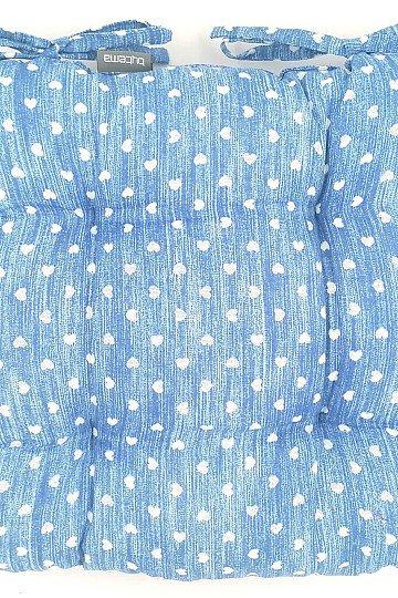 Székpárnák HEART BLUE