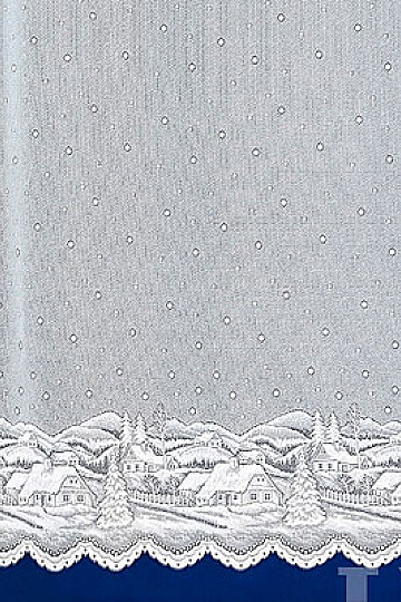 Jacquard függöny - TÉLI TÁJ A383101
