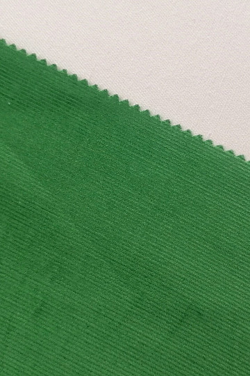 Pamutszövet Corduroy vékony - zöld