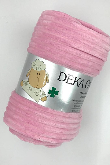 mikroszálas takaró EXTRA SOFT SHEEP kordbársony - rózsaszín