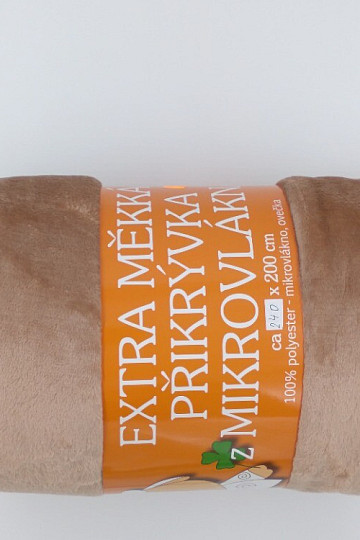Mikroflanel takaró csokoládé
