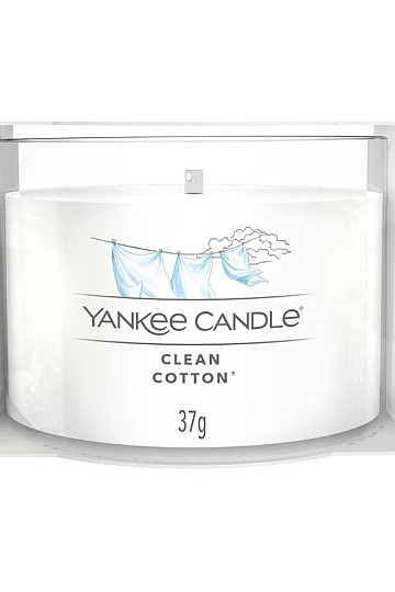 gyertya YANKEE GYERTYA illat TISZTA PAMUT ÜVEGBEN 37g