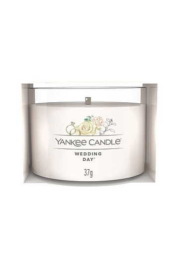 gyertya YANKEE CANDLE illat WEDDING DAY üvegben