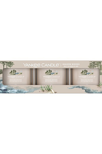 gyertya YANKEE GYERTYA illat SEASIDE WOODS 3 db-os SZETT