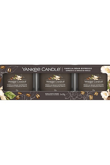gyertya YANKEE CANDLE illat VANILLIABAB ESPRESSZÓ KÉSZLET 3 részes