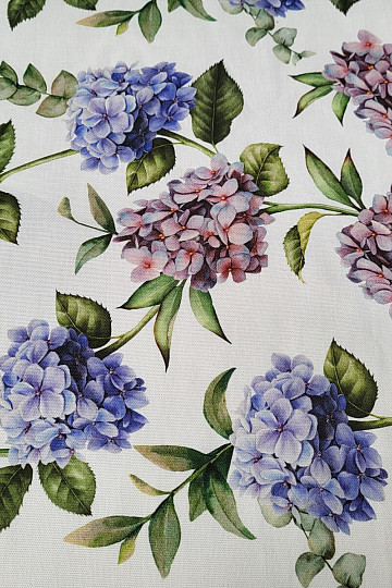 Dekoratív szövet HYDRANGEA LILA