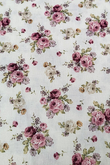 Pamutszövet WARWICK SMALL ROSE