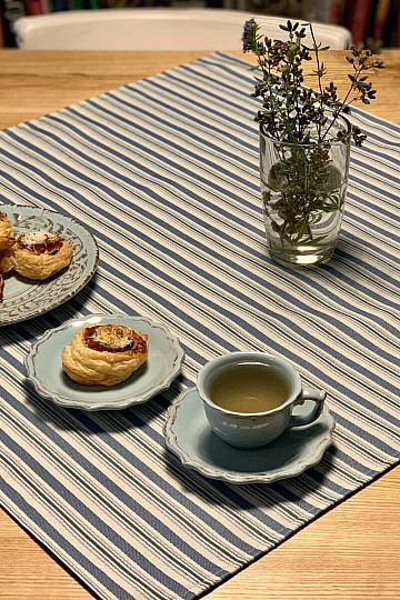 Abrosz és sál TOSCANA VALERY MULTI STRIPE kék