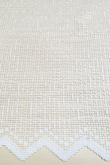 Jacquard függöny V 893 fehér