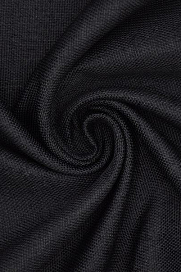 Egyszínű dizájner dekorszövet GERSTER DIM OUT 77005 BLACK