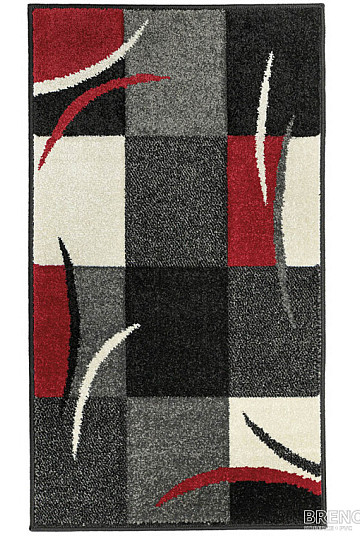 PORTLAND fekete-fehér darabos szőnyeg