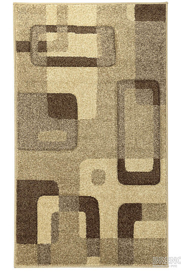 Darabos szőnyeg PORTLAND barna bézs