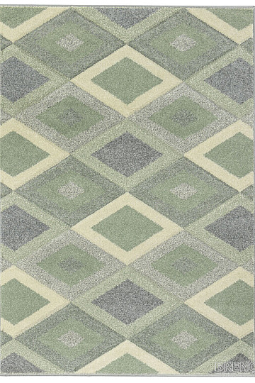 Darab szőnyeg PORTLAND zöld-szürke