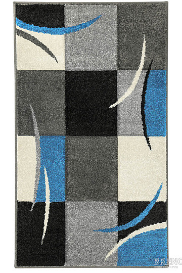 Darab szőnyeg PORTLAND kék-fekete