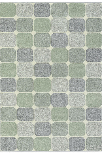 Darab szőnyeg PORTLAND zöld-szürke