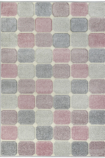 Darab szőnyeg PORTLAND színes kockák