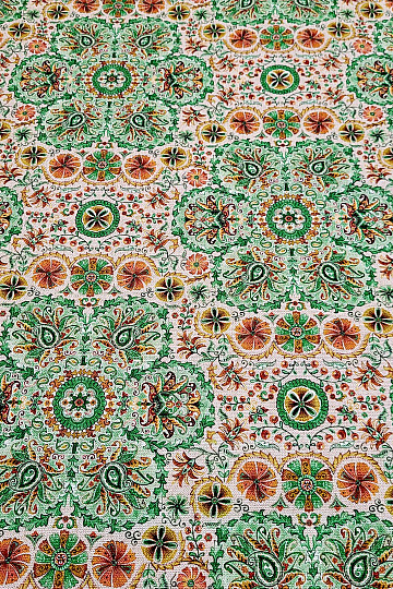 Díszítő szövet INDIA zöld