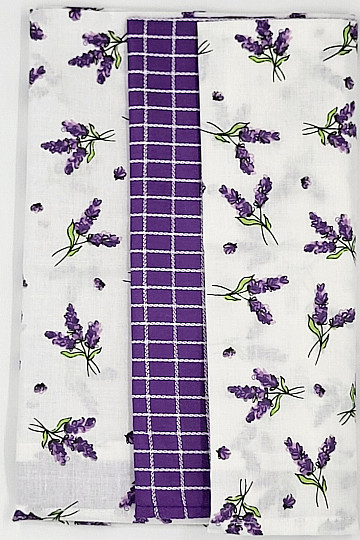 Pamut törölközők LAVENDER KOSTKA