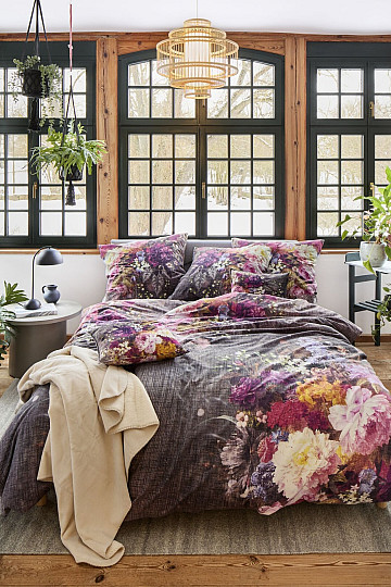 IRISETTE luxus flanel ágynemű ZOBEL 8551-90 KNIT FLOWERS
