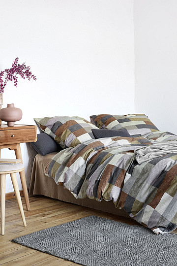 Flanel ágynemű IRISETTE KOALA 8534-50 barna szürke