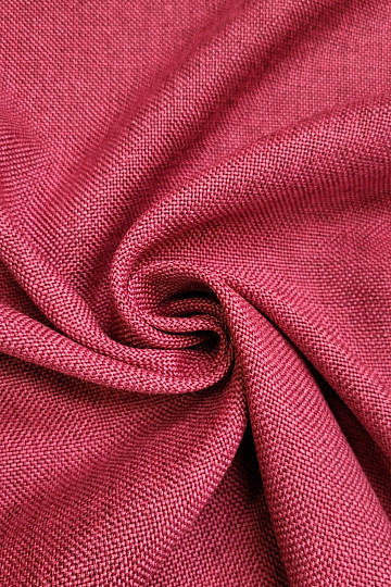 Egyszínű designer dekorszövet ALBA 2/15 PIROS