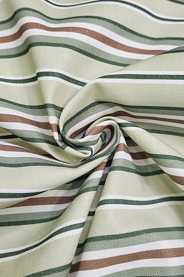 Dekoratív szövet GREEN STRIPES