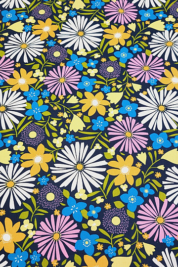 Pamut szövet DAISIES