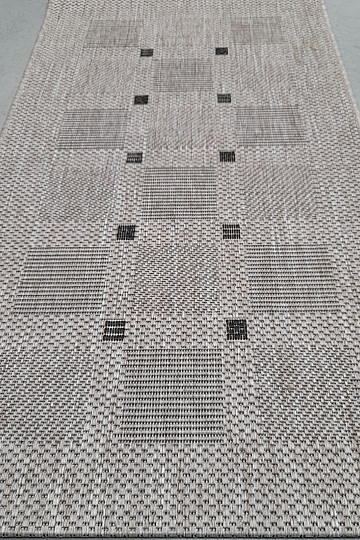 Szőnyegbouclé FLOORLUX 20079/04 pöttyös ezüst -fekete