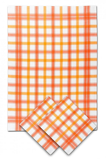 Bambusz törölközők MEDIUM CUBE ORANGE