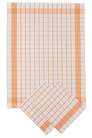 Pamut törölközők POSITIV ORANGE CHECK