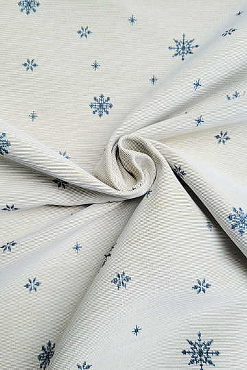 Gobelin anyag SOFT FLAKE KÉK