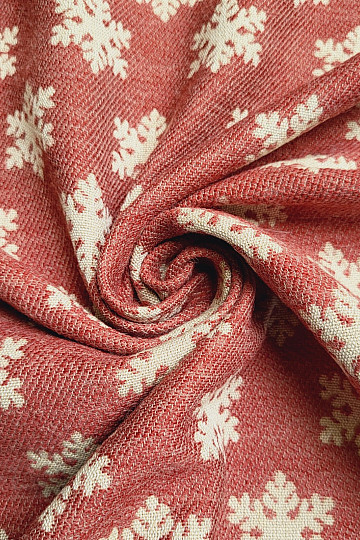 Luxus dekoratív anyag FLAKES RED