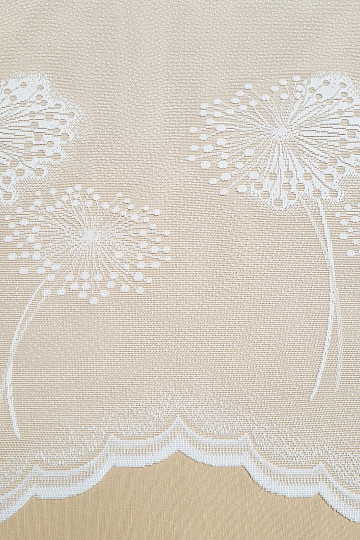 Jacquard függöny CHMÝŘÍ fehér