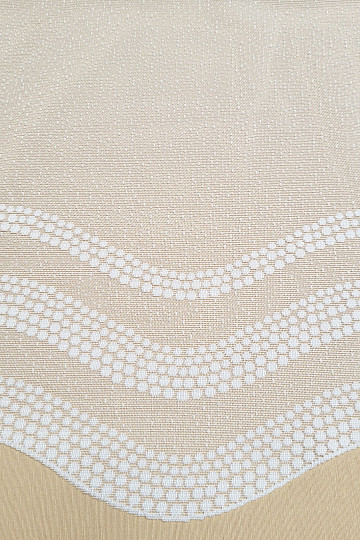 Jacquard függöny DOTS fehér