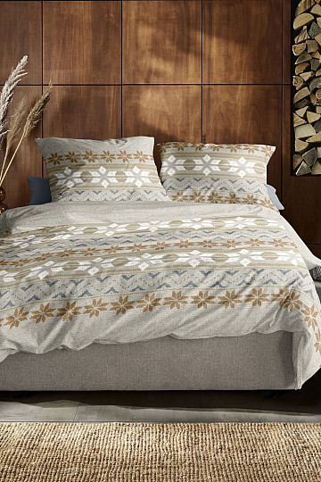 Luxus flanel ágynemű IRISETTE PANDA 8621-80 NATUR