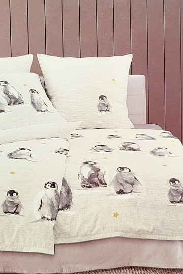 Luxus flanel ágynemű IRISETTE PANDA 8645-80 PINGVINOK