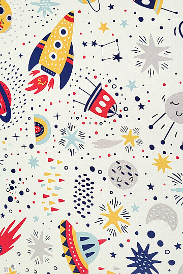 Dekoratív szövet BLACK OUT Space