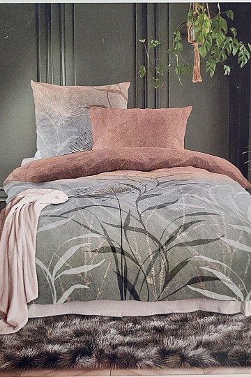 IRISETTE luxus pamutszatén WAVE 8641-90 FUZZY