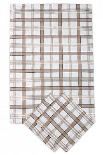 Konyhatörlő MODERN CHECK BEIGE 3 db