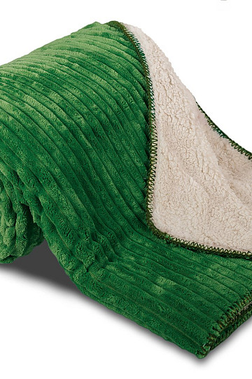 mikroszálas takaró EXTRA SOFT SHEEP kordbársony - zöld