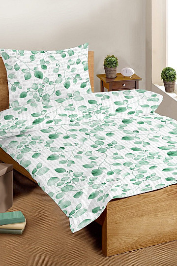 Microcrep ágynemű - EUCALYPTUS