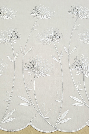 Luxus függöny GERSTER 11868 bézs hímzéssel