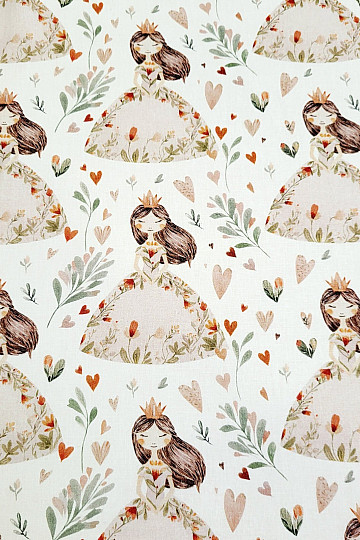 ÁLMODOZÓ HERCEGNŐ pamut anyag