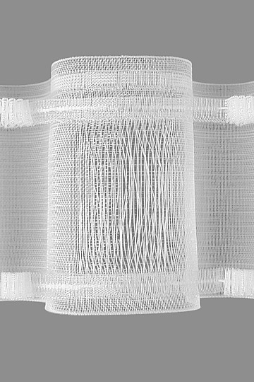 WAVE függöny 10 cm, 1:2 - toló/rúd