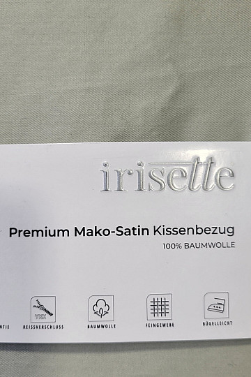 Szatén párnahuzat - zsálya 32