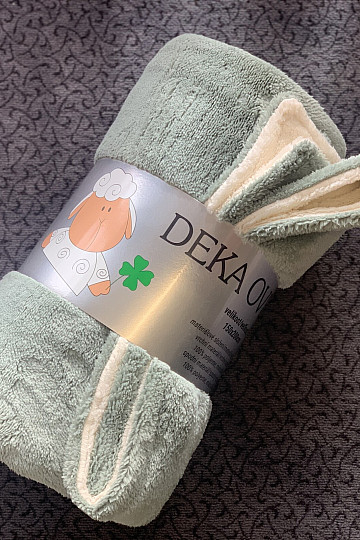 Bárány-bárány takaró ZSÁLYA ZÖLD