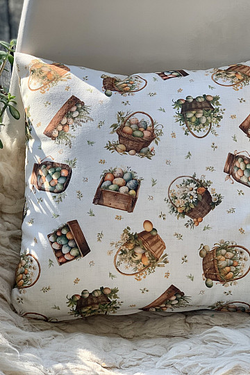 Dekoratív párnahuzat SZÍNES TOJÁSOK