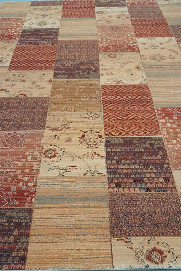 Luxus gyapjúszőnyegek KASHQAI PATCHWORK krém