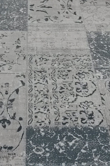 modern darab szőnyeg PIAZZO 12168 szürke-kék